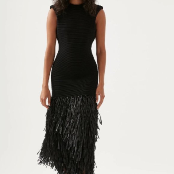 ISO Aje Rushes Raffia Dress - Picture 2 of 3